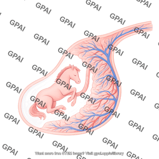 Horse placenta 98