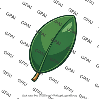 California chaparral leaf