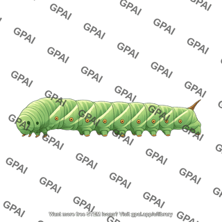 Caterpillar manduca sexta