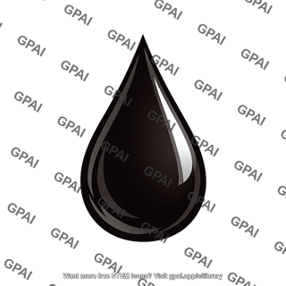 Crude oil drop