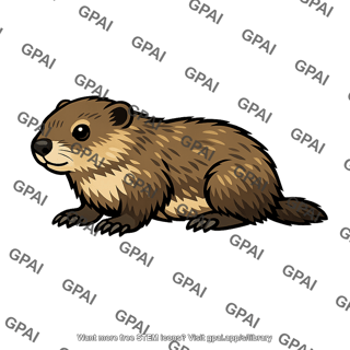 Groundhog adolescent