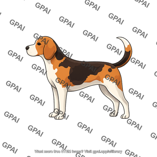 Dog beagle