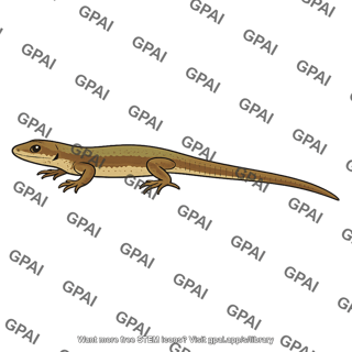 Brown lizard