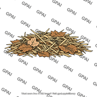 Dead plant litter