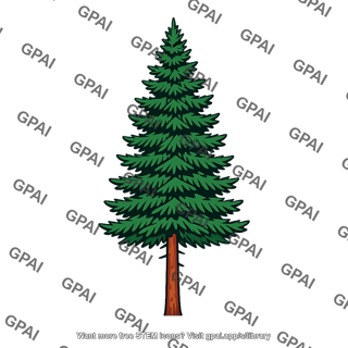 Red spruce tree