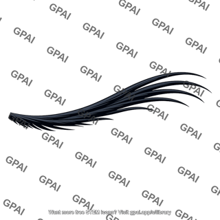 Stylized curved strands