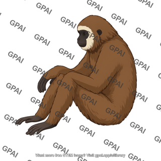 Gibbon hylobatidae