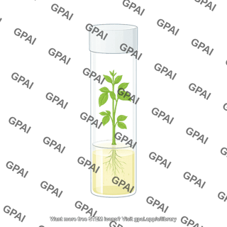 Walnut shoot tissue culture healthy