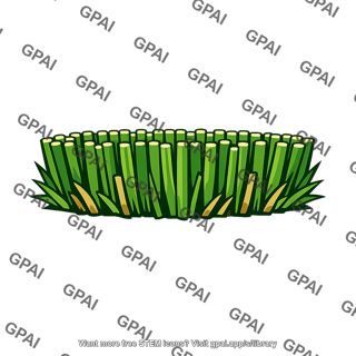 Plant clump clipped