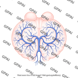 Mouse brain coronal veins