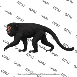 Yucatan black howler