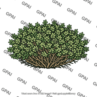 Chaparral shrub