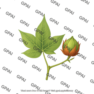 Cotton leaf subtending
