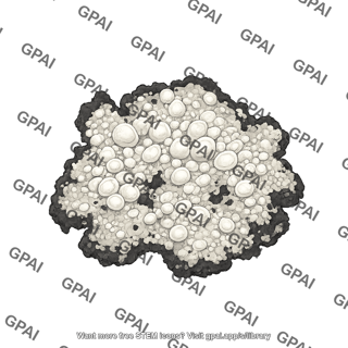 Lichen umbilicaria pustulata