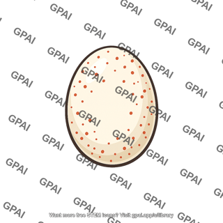 Red capped manakin egg