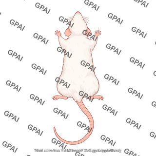 Rat supine curved tail