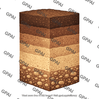 Soil profile deciduous