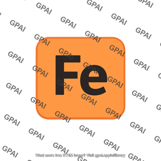 Iron symbol tile