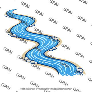 Flowing freshwater stream