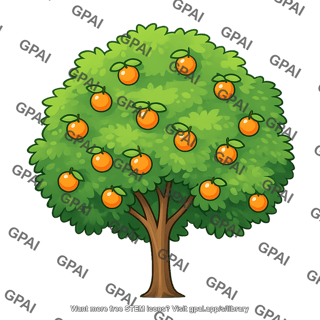 Orange tree base