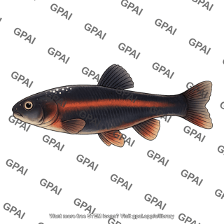 Fathead minnow pimephales promelas male 975