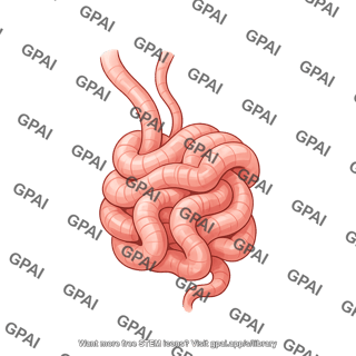 Pig intestine small anterior