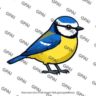 Mediterranean blue tit