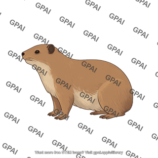 Rock hyrax procavia capensis