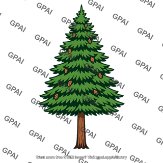 Pine tree conical