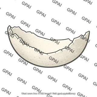 Eggshell fragment