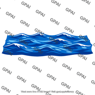 Ocean water surface