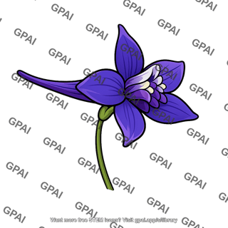 Larkspur flower
