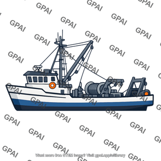 Commercial fishing boat