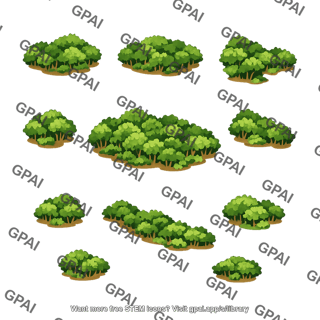 Forest clusters isometric
