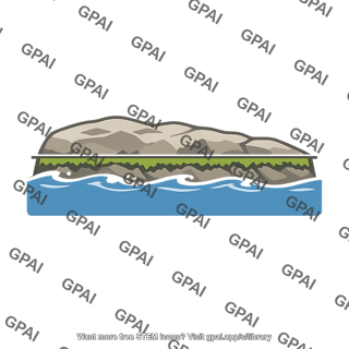 High tide line