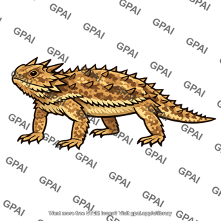 Horned lizard hot