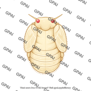 Potato psyllid nymph bactericera cockerelli