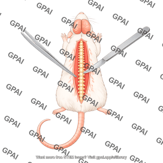 Rat spinal cord surgery