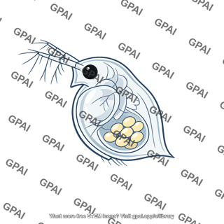 Water flea daphnia