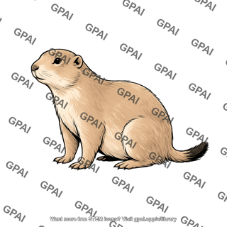 Black tailed prarie dog cynomys ludovicianus