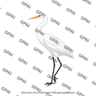 Great egret ardea alba