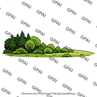 Ecotone forest field