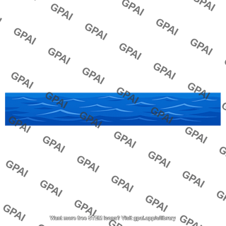Blue water surface