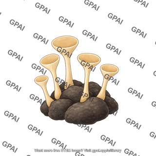 Sclerotium with apothecia
