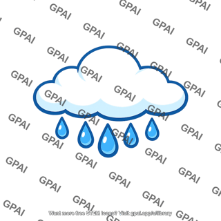 Raining cloud