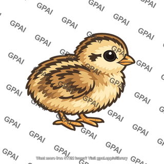 Prairie chicken chick