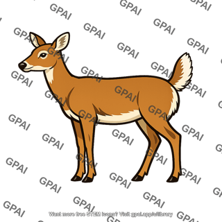 White tailed deer