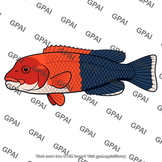 California sheephead male