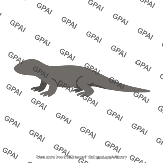 Lizard silhouette