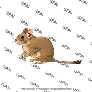 Common degu octodon degus